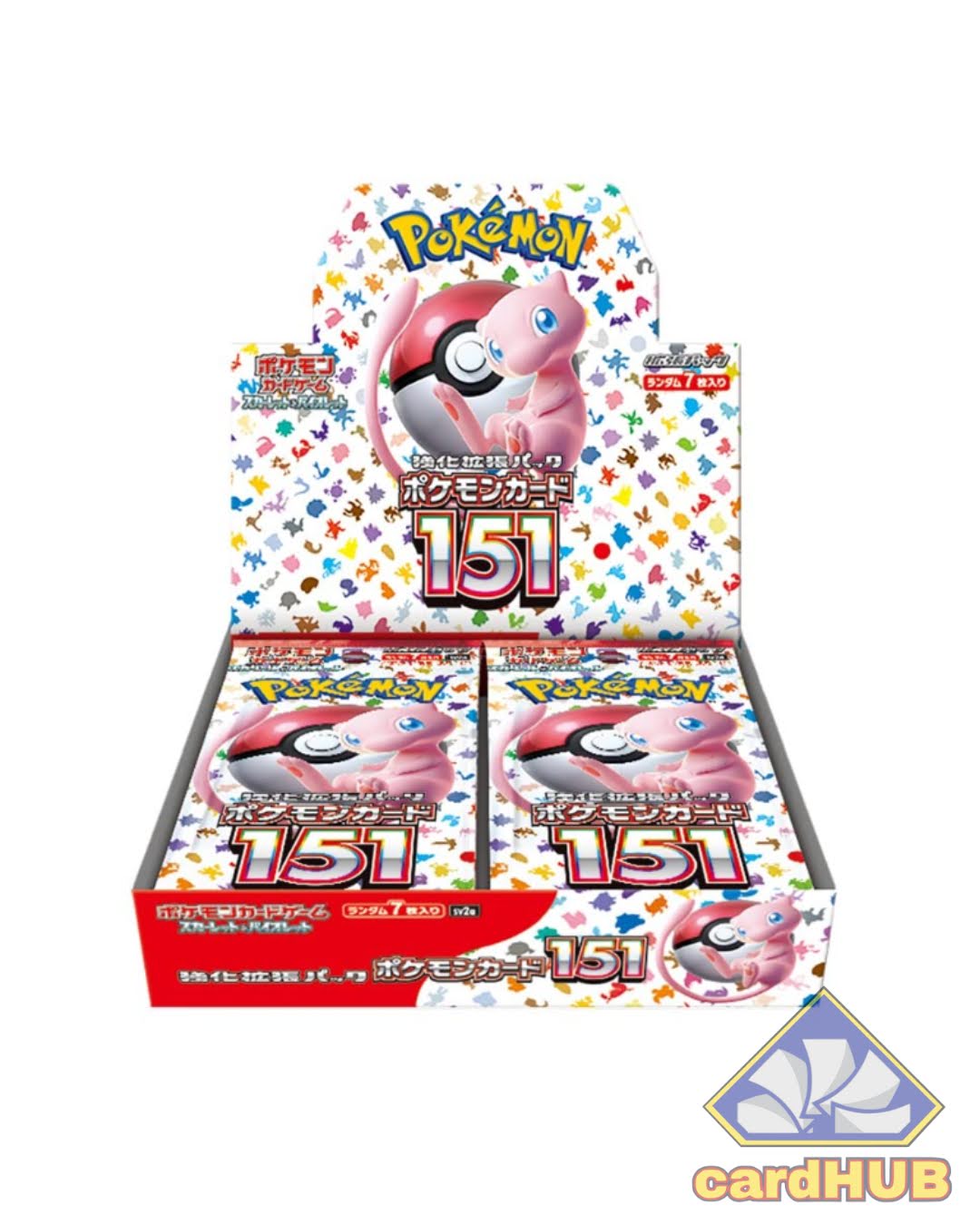 Pokemon Card 151 Box Display 20 buste - JAP Rip & Ship