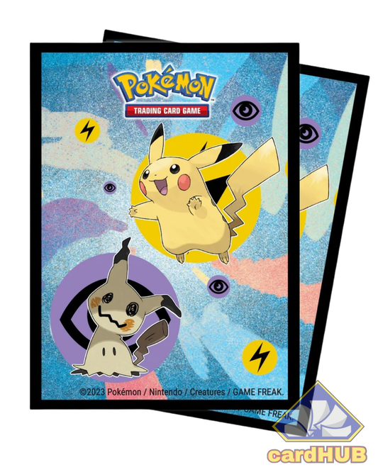 Ultra Pro Deck Protector Sleeves - 65 Bustine Protettive Pikachu & Mimikyu