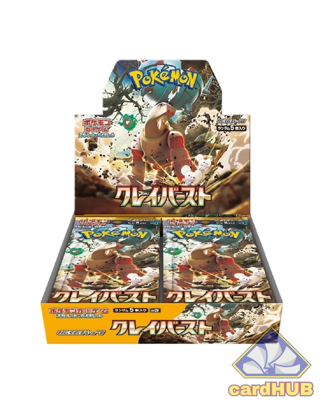 Clay Burst Box Display 30 buste - JAP Rip & Ship