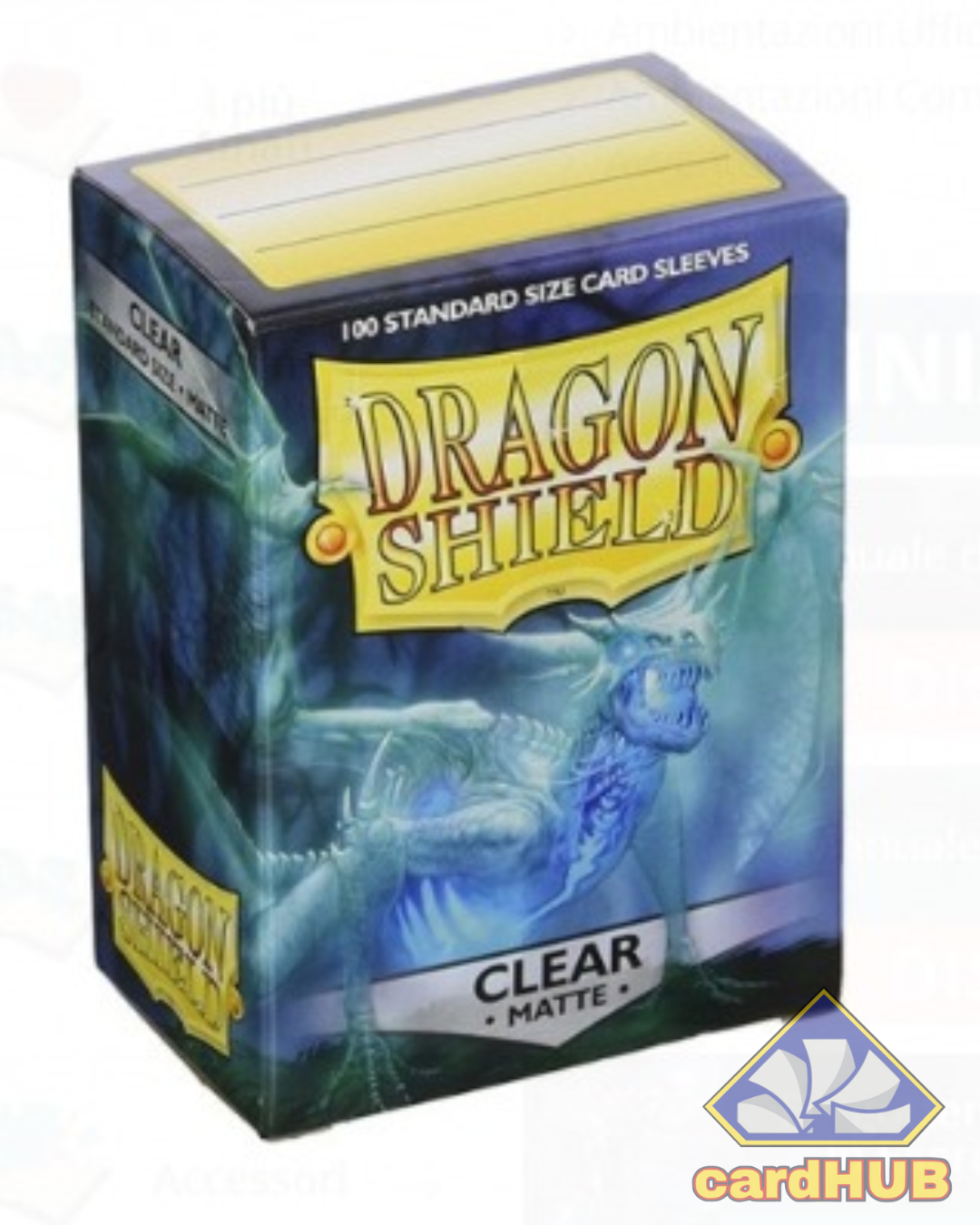 Dragon Shield Matte Clear - 100x Sleeves