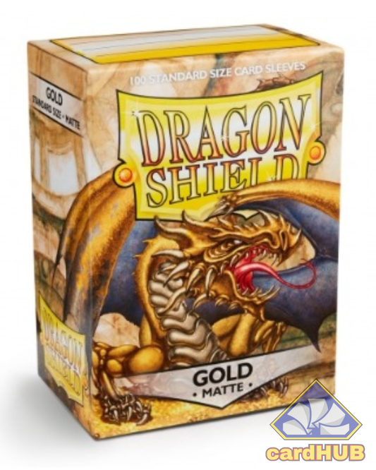 Dragon Shield Matte Gold - 100x Sleeves