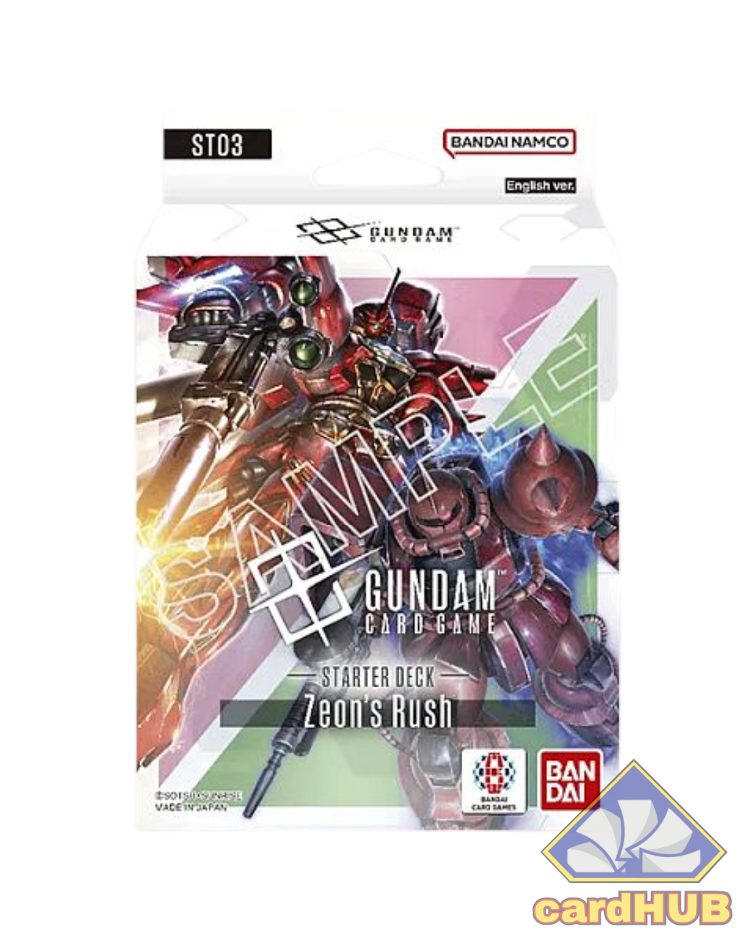 Gundam ST03 Zeon's Rush Starter Deck