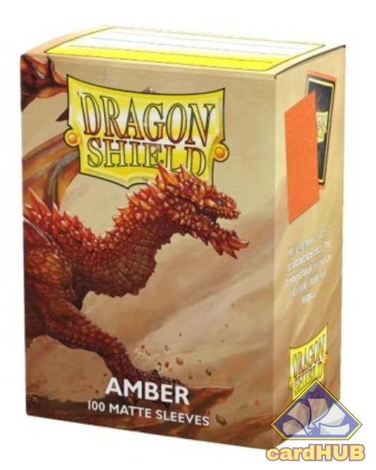 Dragon Shield Matte Amber - 100x Sleeves