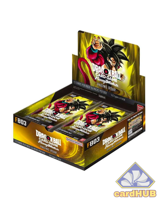 Dragon Ball Raging Roar FB-03 Booster Box 24 bustine ENG