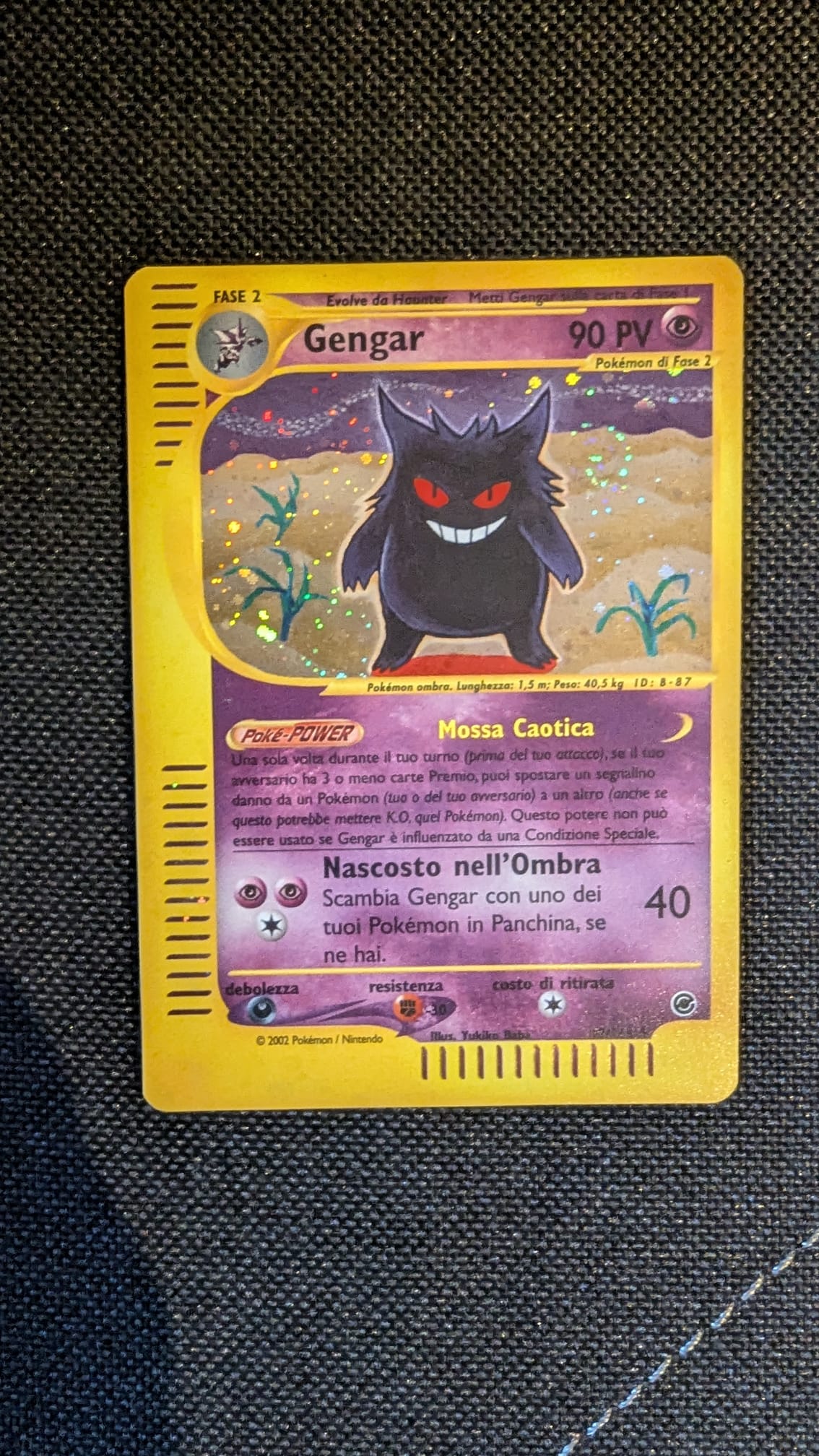 Gengar (EX 13) ITA Front NM Back EXC